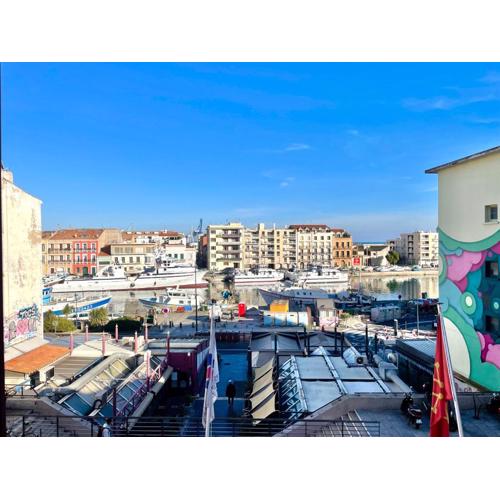 Grand appartement avec vue sur quai