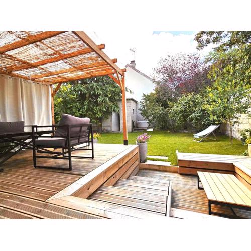 Grande maison de charme avec jardin