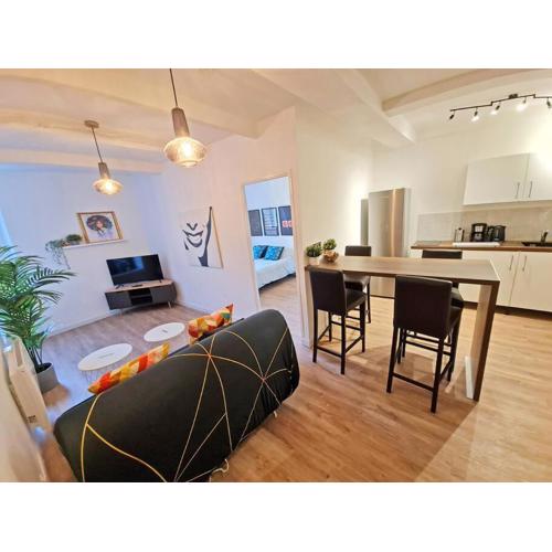 GregBnb - T2 Design 43m2 - Toulon Est - Wifi Fibre - n2
