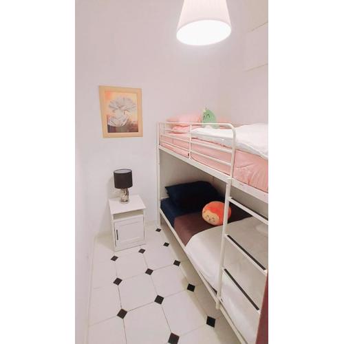 Habitación privada litera con dos cama