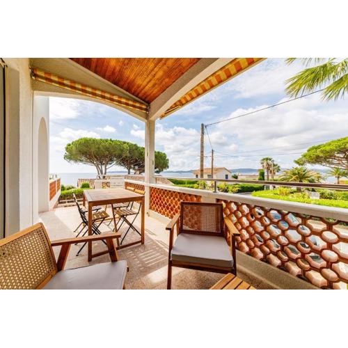 Haut de villa, vue sur mer à Sainte-Maxime