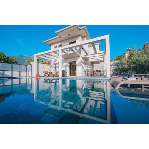 Havuzlu korunaklı jakuzili villa