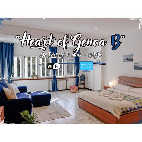 Heart of Genova B - De Ferrari 3min - AC - WiFi