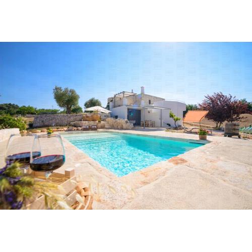 HelloAPULIA - Panoramic Trulli Pozzo Fornello with private pool