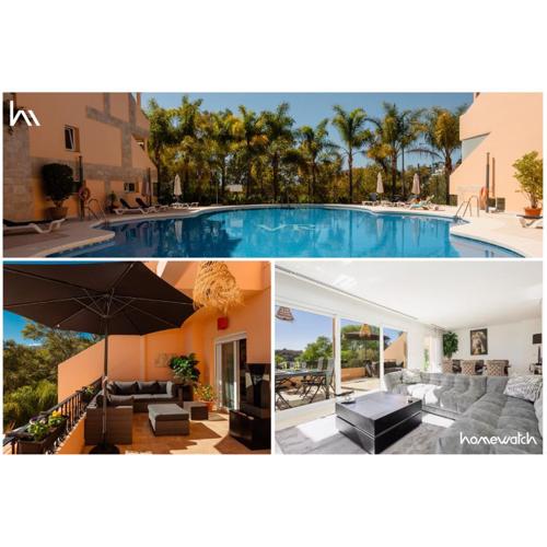 holiday penthouse with sea and lake views, Nueva Andalucia, Marbella