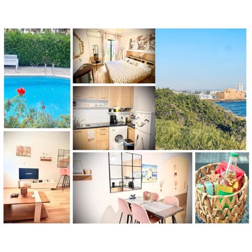 Ibiscus Apt with Pool, walk to beach, Harbour,Kato Paphos