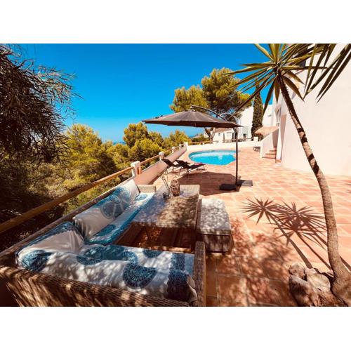 Ibiza Dream Villa Denia, Seaview, Pool, BBQ, Airco, Wifi