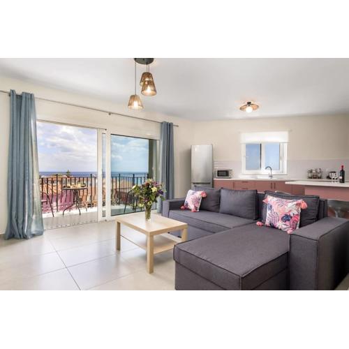 ilios 3 bedroom apartment with sea view in town