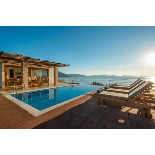 Iris Villas Lefkada - Karavi Villa with private sea access