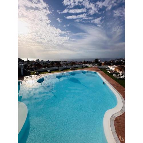 Island Village Heights Panoramic view large terrace Costa Adeje San Eugenio