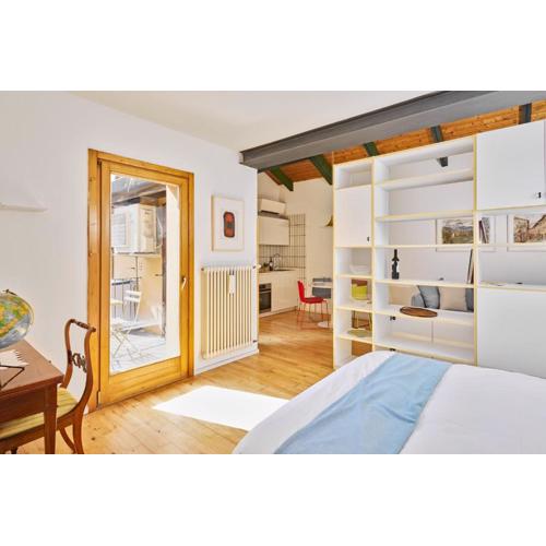 Italian design small attic