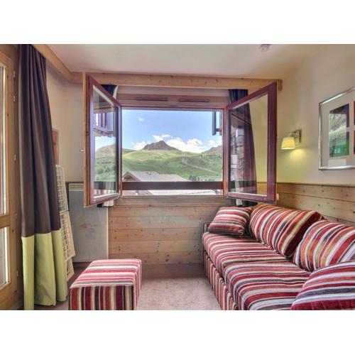 Joli studio-cabine pour 4 à Belle Plagne avec balcon et accès aux pistes - FR-1-455-201