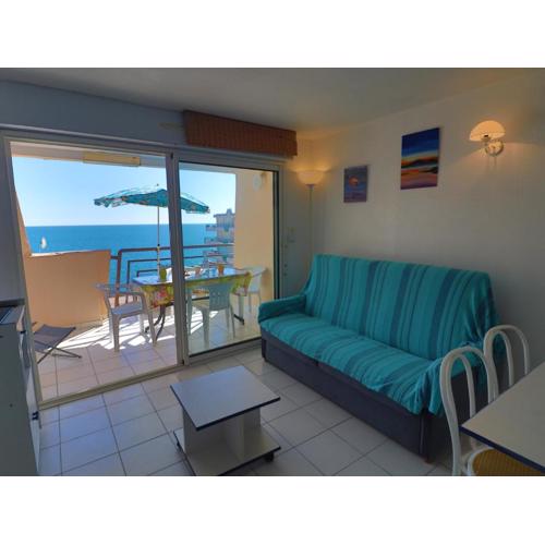 Joli T2 cabine avec terrasse face mer, parking, ascenseur, pour 5 pers - FR-1-472A-297