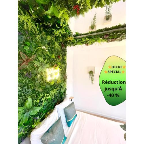 Jungle Room - Atypique - Spacieux - WIFI - TV 4K - Vue Sur Ville - Confort