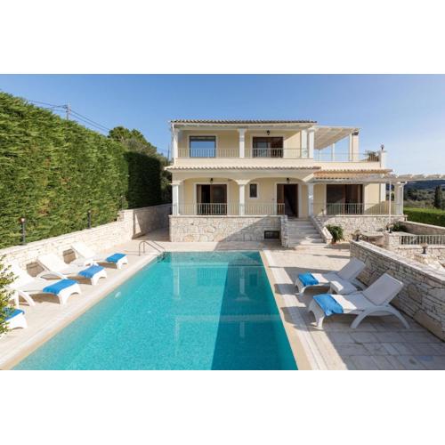 Kassiopi View Villas-Corfu-Villa Christos-4 bedrooms-big private pool-sea view-prime location