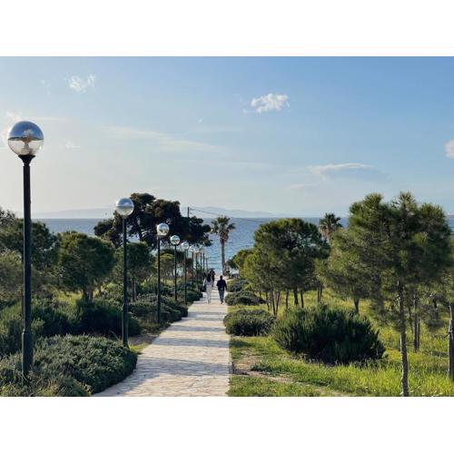 Kavouri Retreat, Only pines hide the sea
