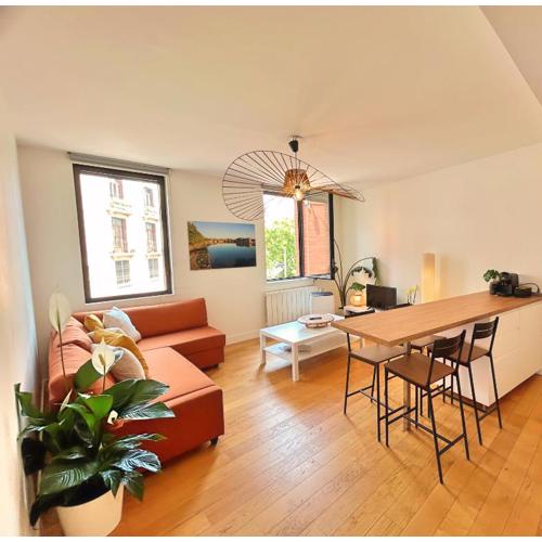 La Chocolatine - Climatiseur - 2 chambres - Wifi - Proche gare