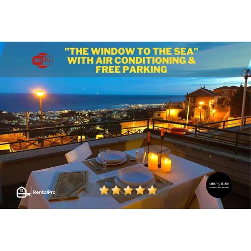La finestra sul mare con Wi-Fi, A/C & Free Parking