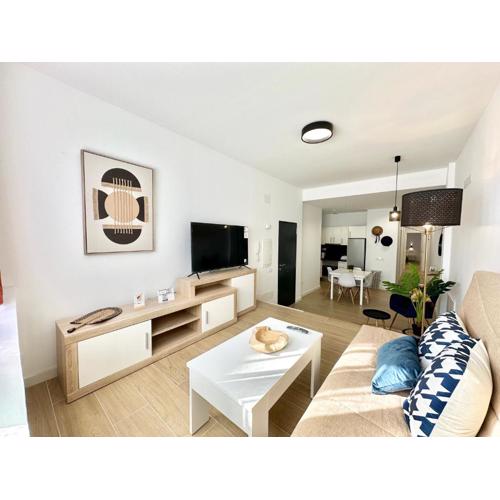 La Gofio en el Centro de Corralejo, Dos habitaciones, Dos baños, Terraza privada y WI-FI