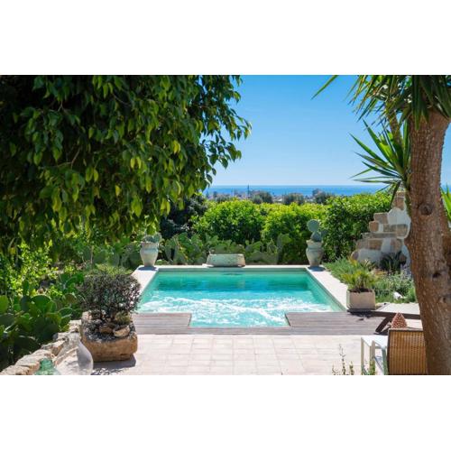 La Virgy per Noto with share swimming pool with wonderful sea view
