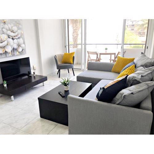 Large apartment close to Finikoudes Beach with 2 balconies