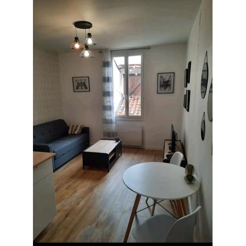 Le Black and White cosy studio Toulouse centre