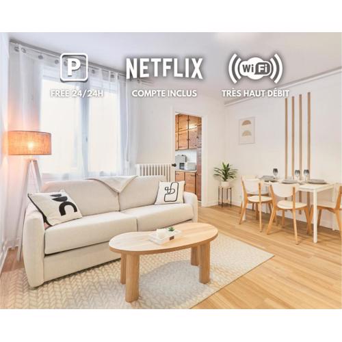 Le Cocon, Centre-ville, Calme, 4 personnes, Proche commerces