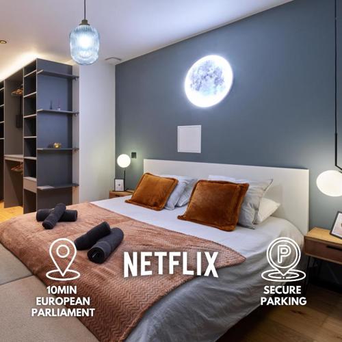 LE LUXURY LOFT - PARLEMENT EUROPÉEN l PARKING l NETFLIX - SPACIEUX & UNIQUE