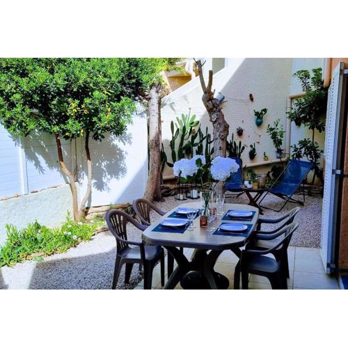 Le MARINE Rez de Jardin direct Plage Parking Privé Climatisé
