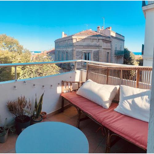 LE NEPTUNE Jolie Déco, Balcon, Vue Mer, Centre Historique