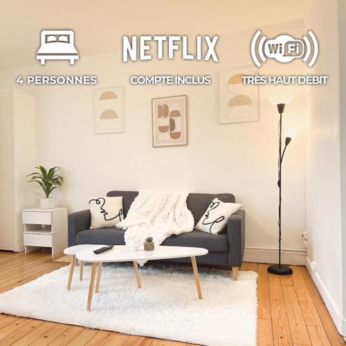 Le Romain - Centre-Ville Gare - Spacieux - Netflix