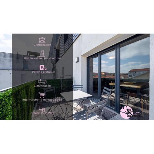Le Saint Exupéry - T3 Centre Ville Avec Balcon + Parking Gratuit