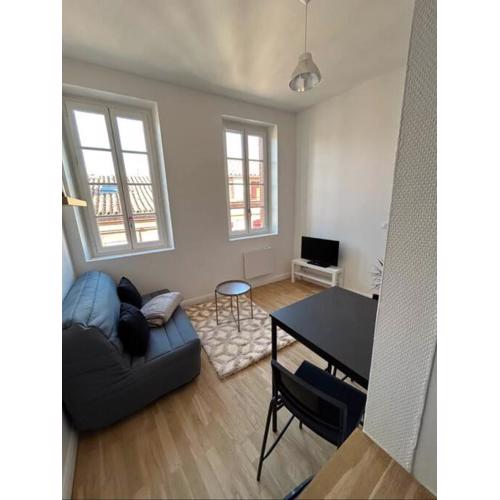 Le studio Cygne Blanc hypercentre rue Riquet