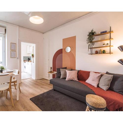 Le Zola - charmant 2 chambres - centre gare