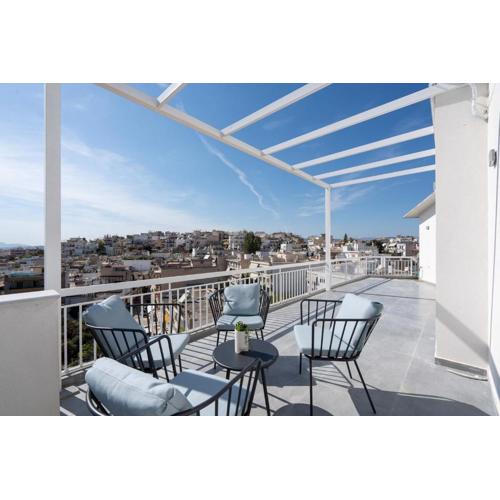 LIV - Heavenly Rooftop Flat in Koukaki