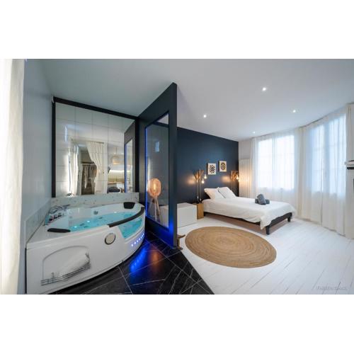LOFT Clim - Jacuzzi Centre Gare - Parking gratuit