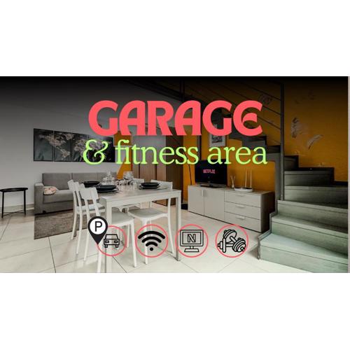 Loft di Design con Garage e Area Fitness