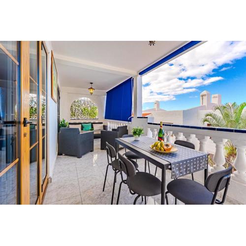 Los Cristianos Stay with Large Terrace & Heated Pool
