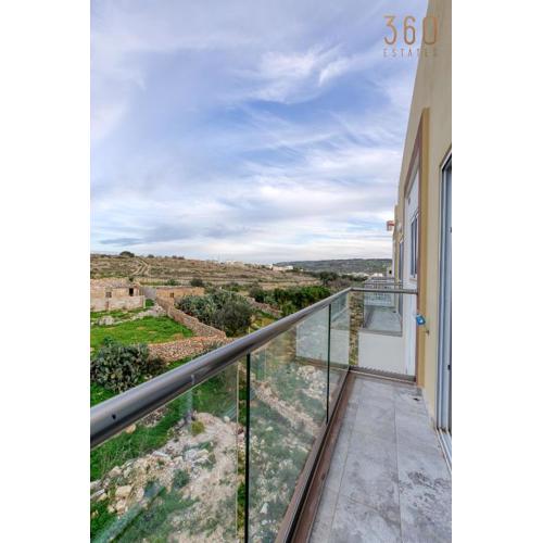 Lovely 3BR Apt with Private Balcony & Views in Mgarr by 360 Estates