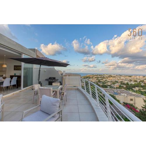 Lovely Mellieha Apt with stunning terrace & views by 360 Estates