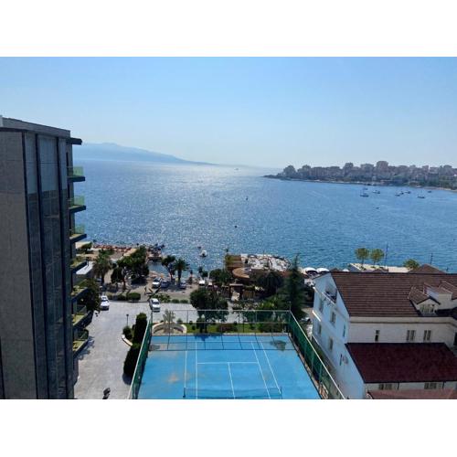 Lovely Seaview Apartment Saranda - 70m from Beach - Free Parking Garage