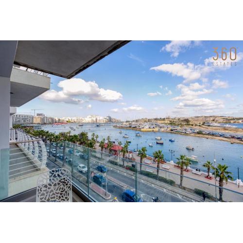 Lovely Waterfront Apt with Stunning Views in Gzira by 360 Estates