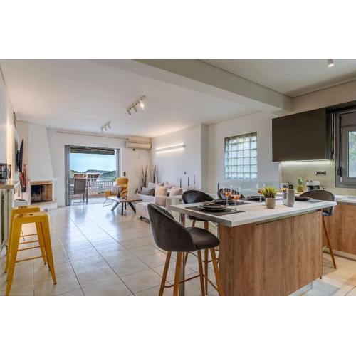 Luxe Seaside Anavissos- Athens, 3 Bedroom,Jacuzzi
