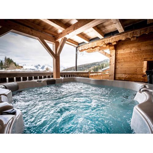 Luxueux chalet 7 chambres avec jacuzzi et sauna, proche télésiège - FR-1-181-2793