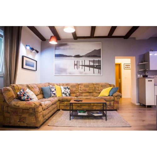 Luxurious apartment with private garden
