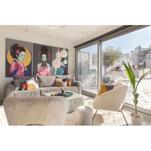 Luxury Acropolis View Apartment-Living Stone Black Pearl