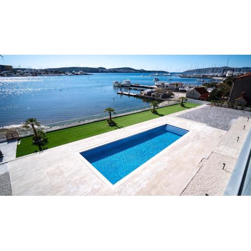Luxury apartment with heated pool