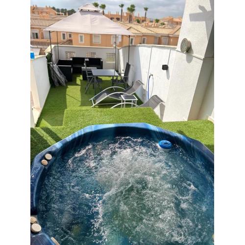 luxury homes penthouse Private jacuzzi vera Beach,garrucha,mojacar