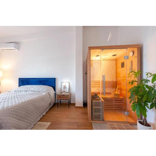 Luxus P4T Family 3 bedroom with Pool, tennis court and sauna