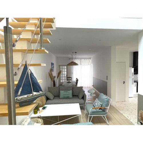 Maison charmante proche plage et commerces avec WIFI - FR-1-652-60
